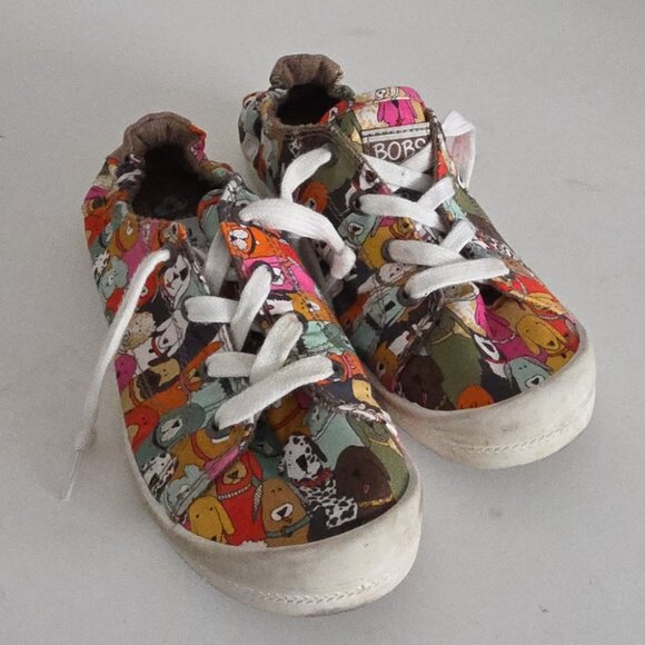 SKECHERS | BOBS Beach Bingo Dog House Party sneakers Sz 7 - Picture 3 of 5